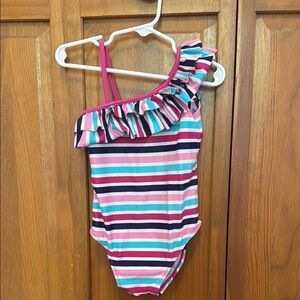 GAP Pink and Blue One Piece Swimsuit